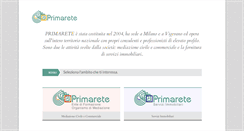 Desktop Screenshot of primarete.eu